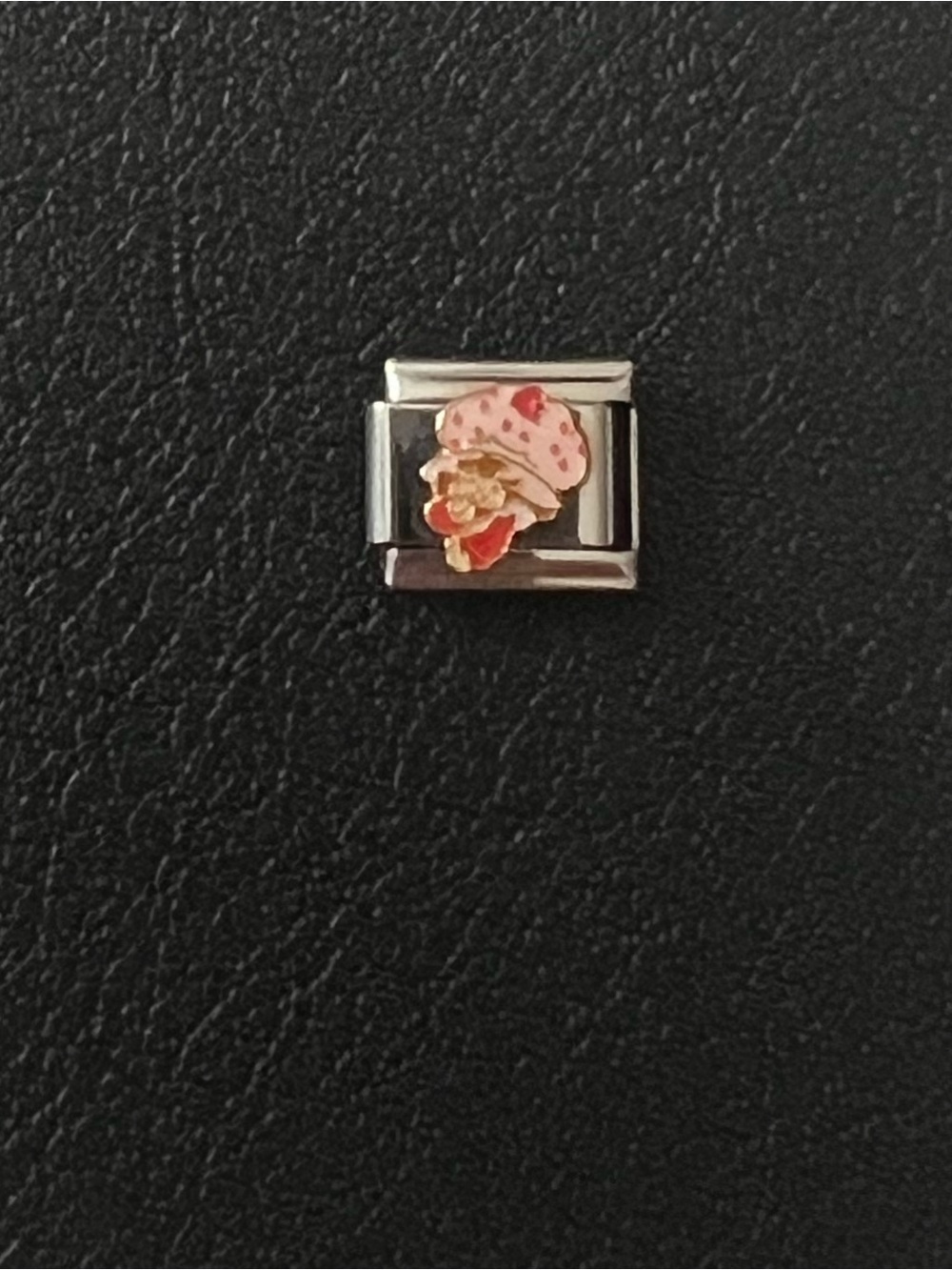 Strawberry Shortcake Italian stainless steel charm
